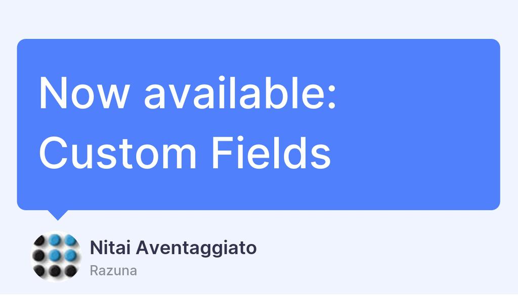 thenitai's tweet image. Here&apos;s the best part - you can automatically populate the custom field value with the metadata embedded in your files.

Read the full article: Now available: Custom Fields
▸ lttr.ai/AQpbt

#CustomFields #CustomField #CentralizedPlatformDesigned
