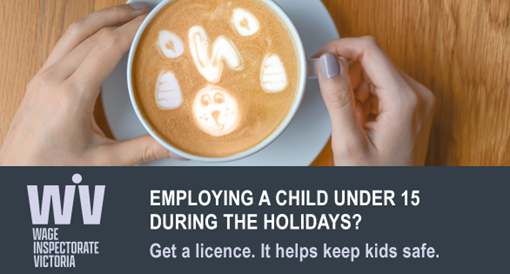 Easter school holidays are just around the corner in Victoria. If you’re thinking of hiring some casuals to help out during this time, remember that different rules apply for those under 15. vic.gov.au/child-employme…