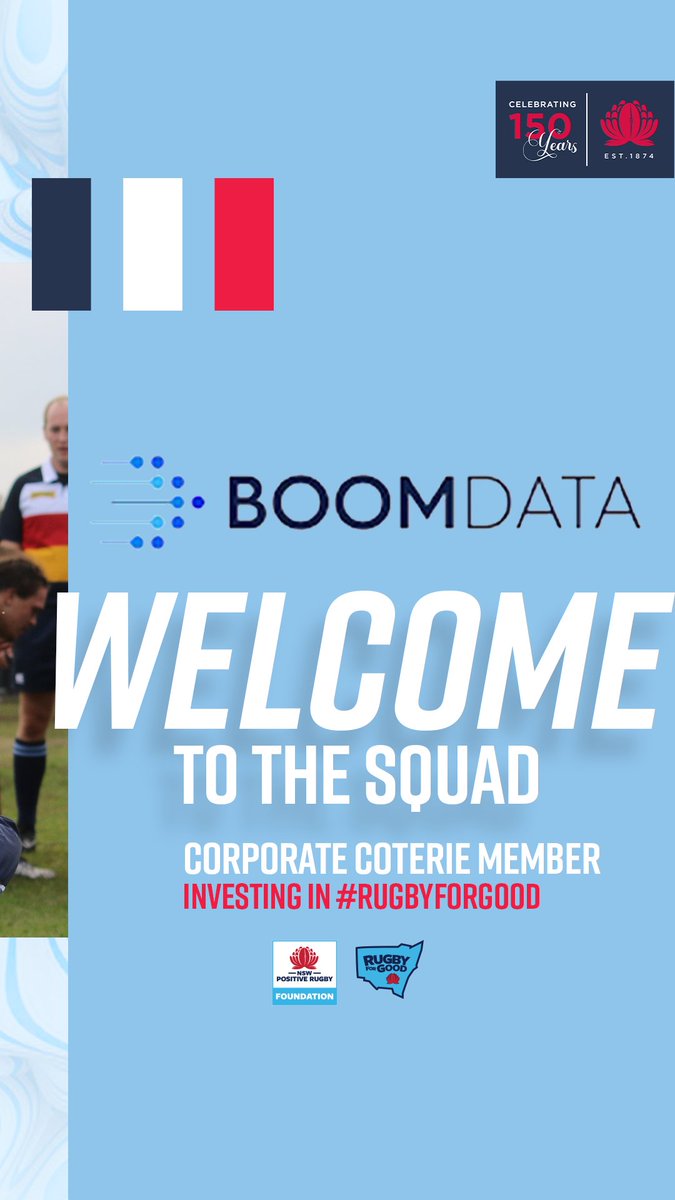 BoomdataAus's tweet photo. We're excited at BoomData to be supporting the NSW Positive Rugby Foundation &amp; #RugbyForGood again this year, doing a great job championing wellbeing through rugby. https://t.co/WnfnmpUB87
