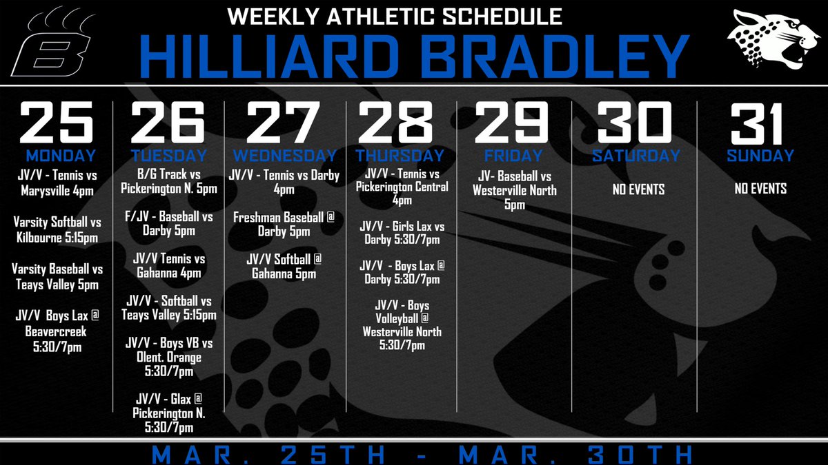 Hilliard Bradley Athletics tweet media