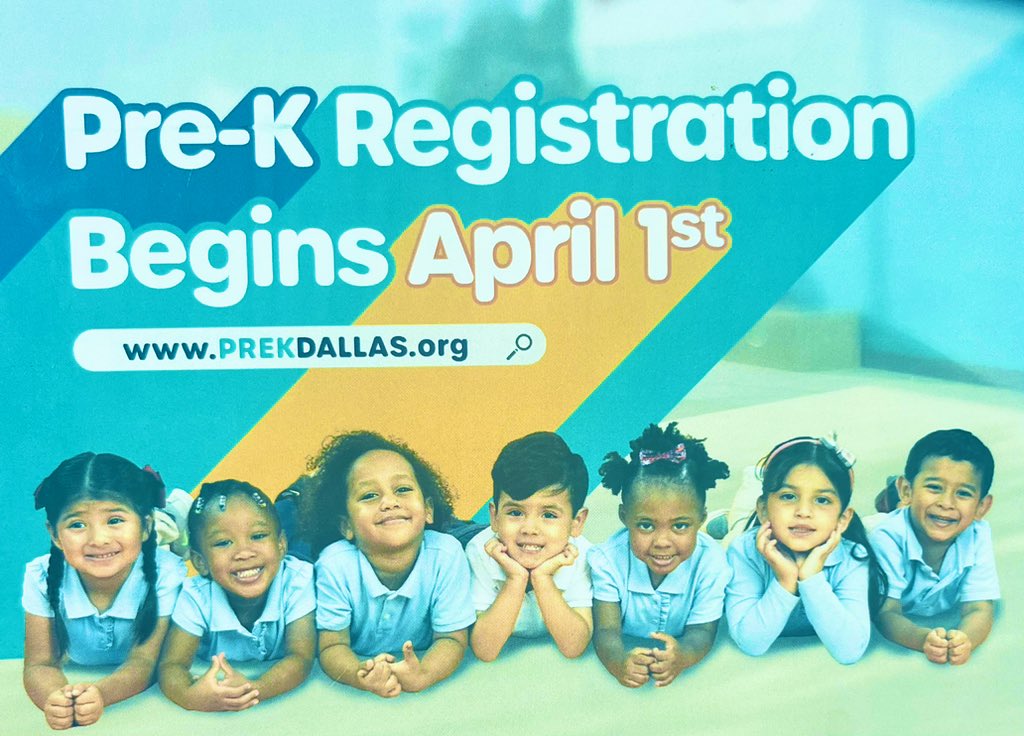 Mark your calendars. 🗓️ PreK registration is around the corner! 🍎 PREKDALLAS.ORG @YCardozaRamirez @DrElenaSHill @Dallasacademics @ICanReadDallas