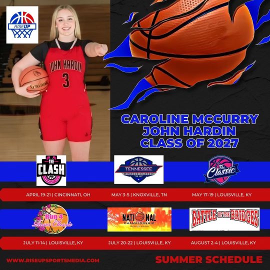 Time for AAU Season with <a href="/riseupsports1/">Rise Up Sports Media</a> Here is my schedule!