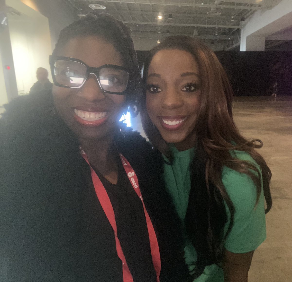 SameciaB's tweet image. It was great #UnitingMinds #IgnitingProgress with you at #ASCD24! Congratulations on your election as President of @Maespmd!