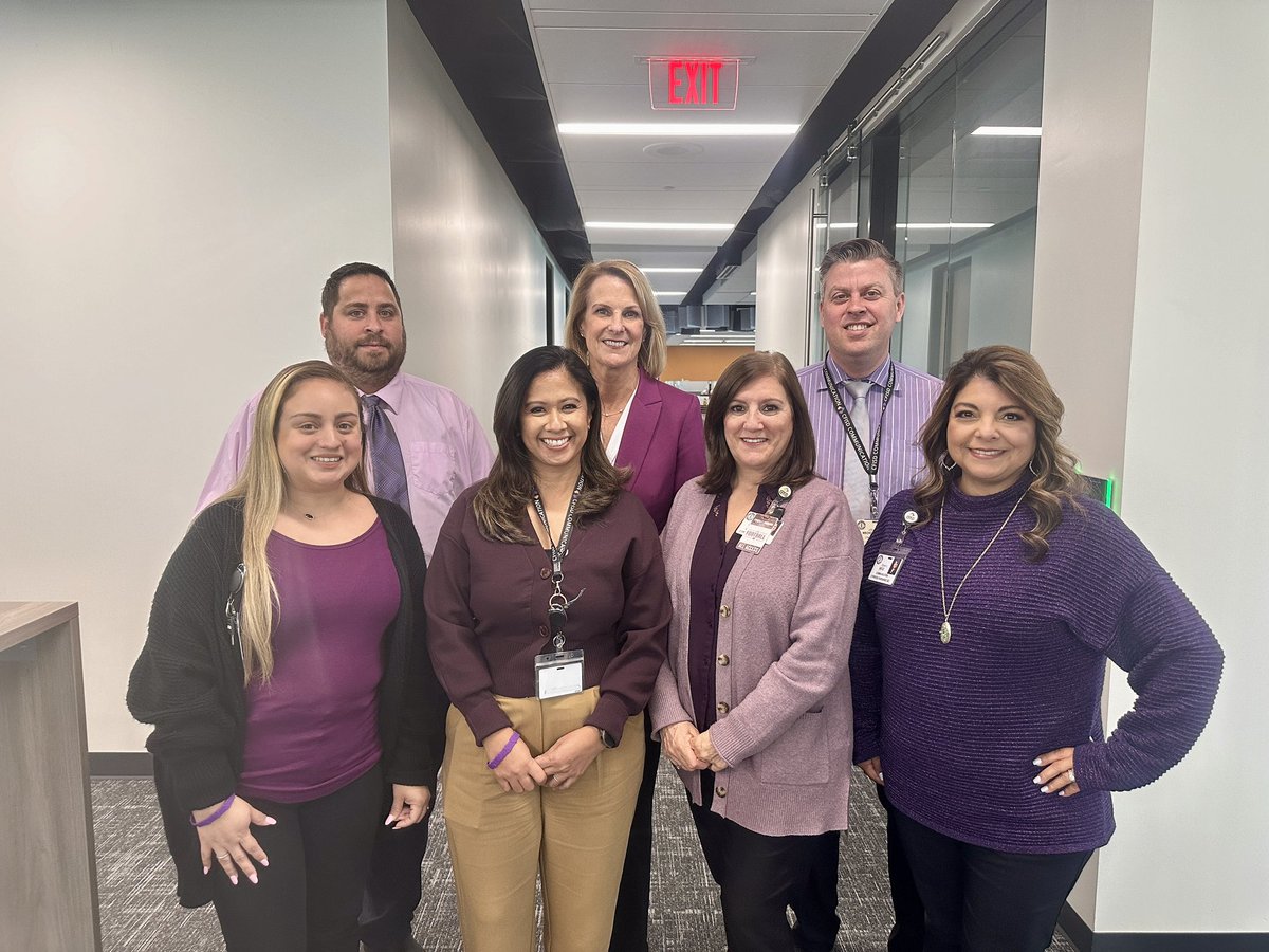 Today, March 26 is Epilepsy Awareness Day and we wore purple to raise awareness and support those living with epilepsy. You are not alone! 💜 #EpilepsyAwarenessDay #PurpleDay2024 #CFISDCommSquad  <a href="/CyFairISD/">Cypress-Fairbanks ISD</a>