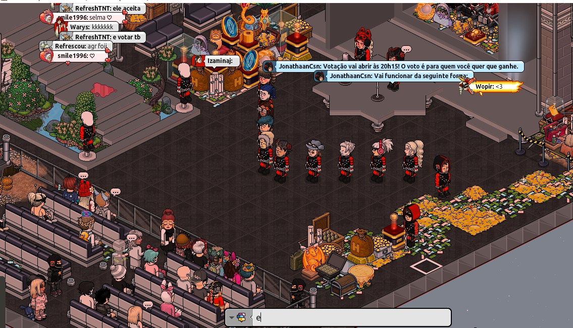 habbodaaline's tweet photo. Habbo Da Aline - O Maior Blog do Hotel: Cobertura: Final de Lá casa de Barras

Veja a final do reality Lá casa de Barras feito por @josehzinhoh e @Joon_Hb no @PJFestivalsHB com a cobertura da @KihabboFS 

 https://t.co/7hrJjkKx90 https://t.co/7iktzYfqrG