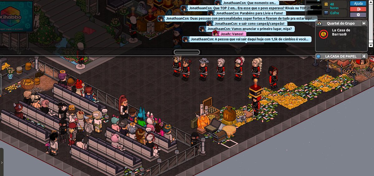 habbodaaline's tweet photo. Habbo Da Aline - O Maior Blog do Hotel: Cobertura: Final de Lá casa de Barras

Veja a final do reality Lá casa de Barras feito por @josehzinhoh e @Joon_Hb no @PJFestivalsHB com a cobertura da @KihabboFS 

 https://t.co/7hrJjkKx90 https://t.co/7iktzYfqrG