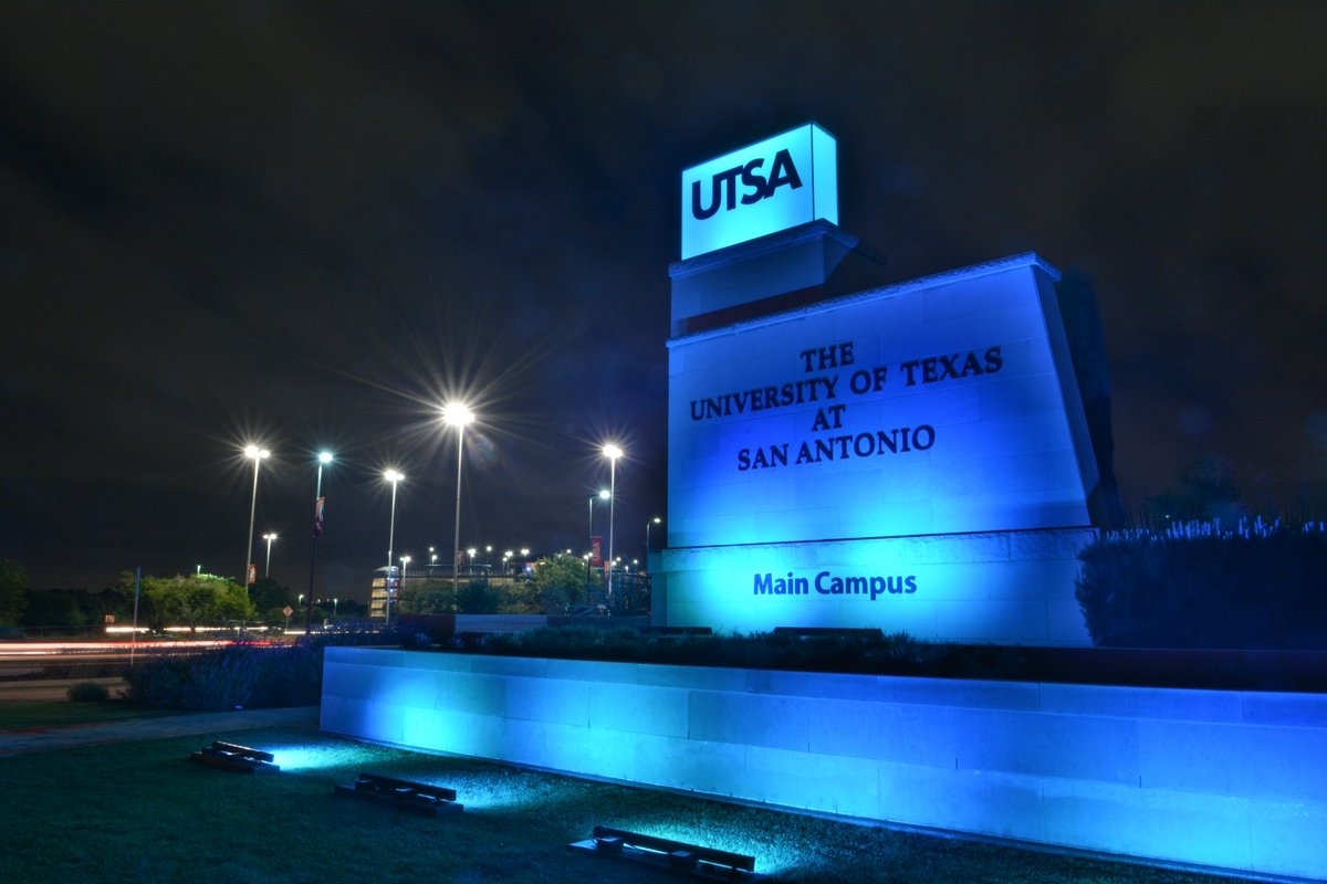 We're lighting up the monuments in orange and blue tonight and tomorrow to celebrate our national champions: UTSA Pom! 🤩 We're so incredibly proud of you. 🧡 💙 #UTSA #BirdsUp