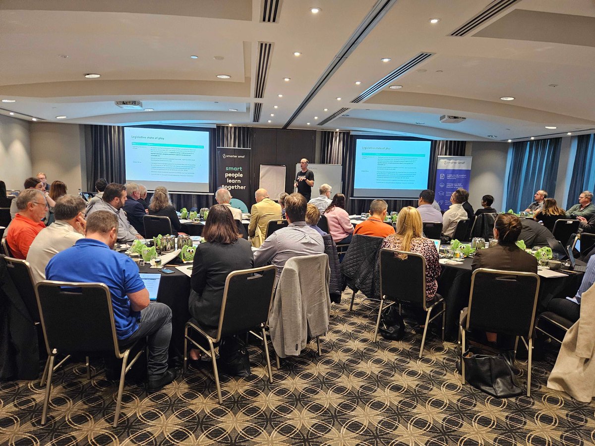 smartersmsf's tweet image. Great day at #MelbourneSMSFDay2024! Learning all about the latest trends and regulations in the SMSF space. #SelfManagedSuper #SMSF #SmarterSMSF