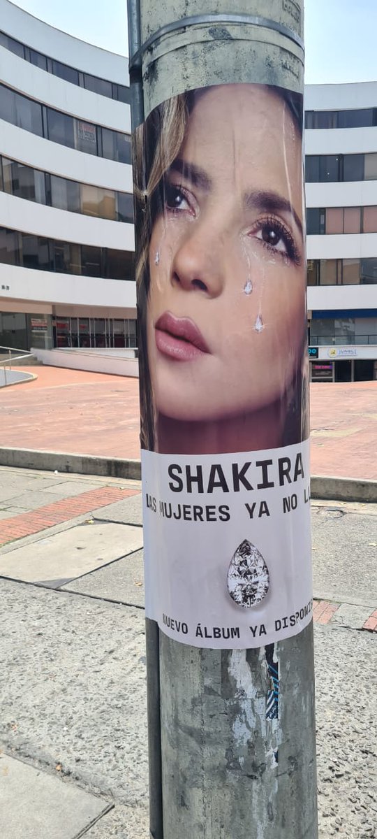 AsoResiChico's tweet photo. No creemos que la artista @shakira  este de acuerdo con la violación de las normas que prohíben fijar avisos en el espacio público. Lloramos por esta contaminación en el barrio el Chicó Btá, solicitamos sean retirados estos avisos @Ambientebogota @CulturaenBta @AlcaldChapinero https://t.co/U6j3m2gsTA