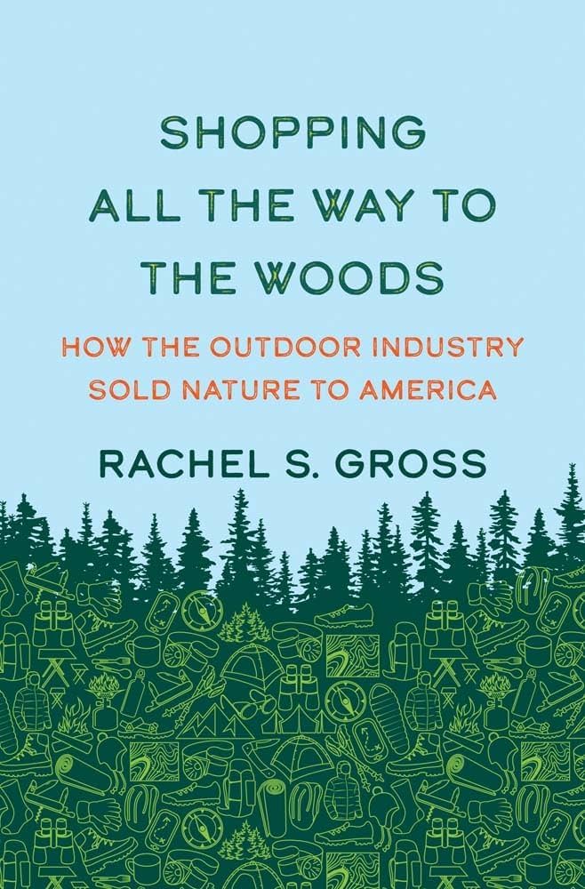 Why do we dress as we do when we're camping? Why do we dress like we're camping when we're not? Answers to these questions and more await in @rachelsgross's brilliant new book—out today from @yalepress. Hear us chat about it on the @NewBooksEnviron pod: newbooksnetwork.com/shopping-all-t…