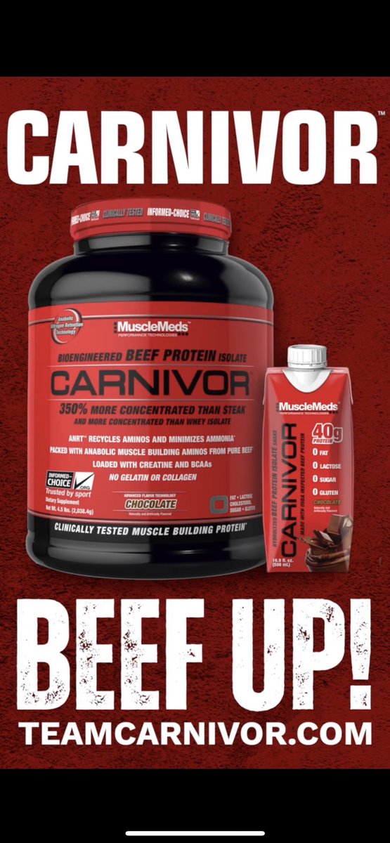 #beefbuildsmuscle #Carnivor @MuscleMeds @KinslerLatish