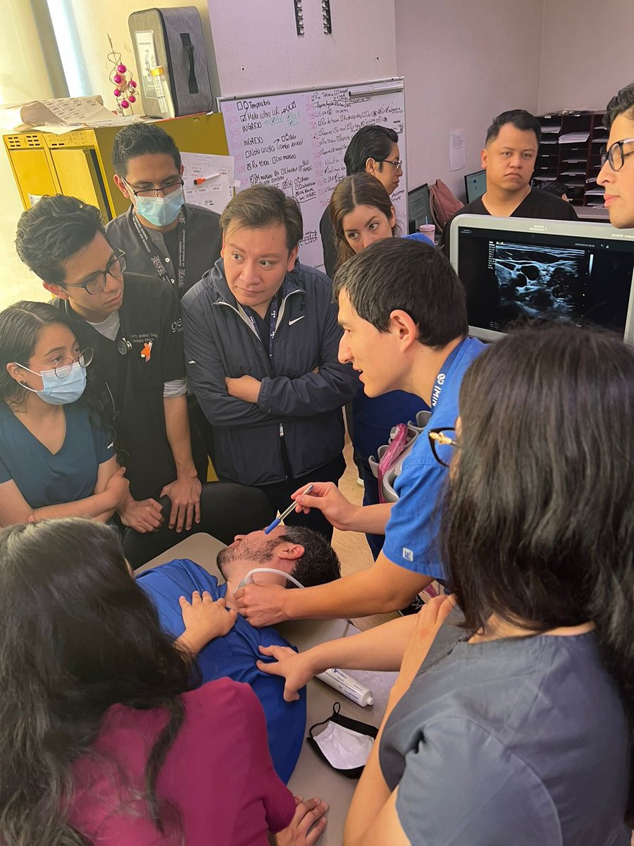 Nephrology team, collaborating on the medical education of our new Internal Medicine residents. “Central Venous Catheter Placement Class-Workshop.” 'Great work from our 2nd-year resident , Dulce Torres '