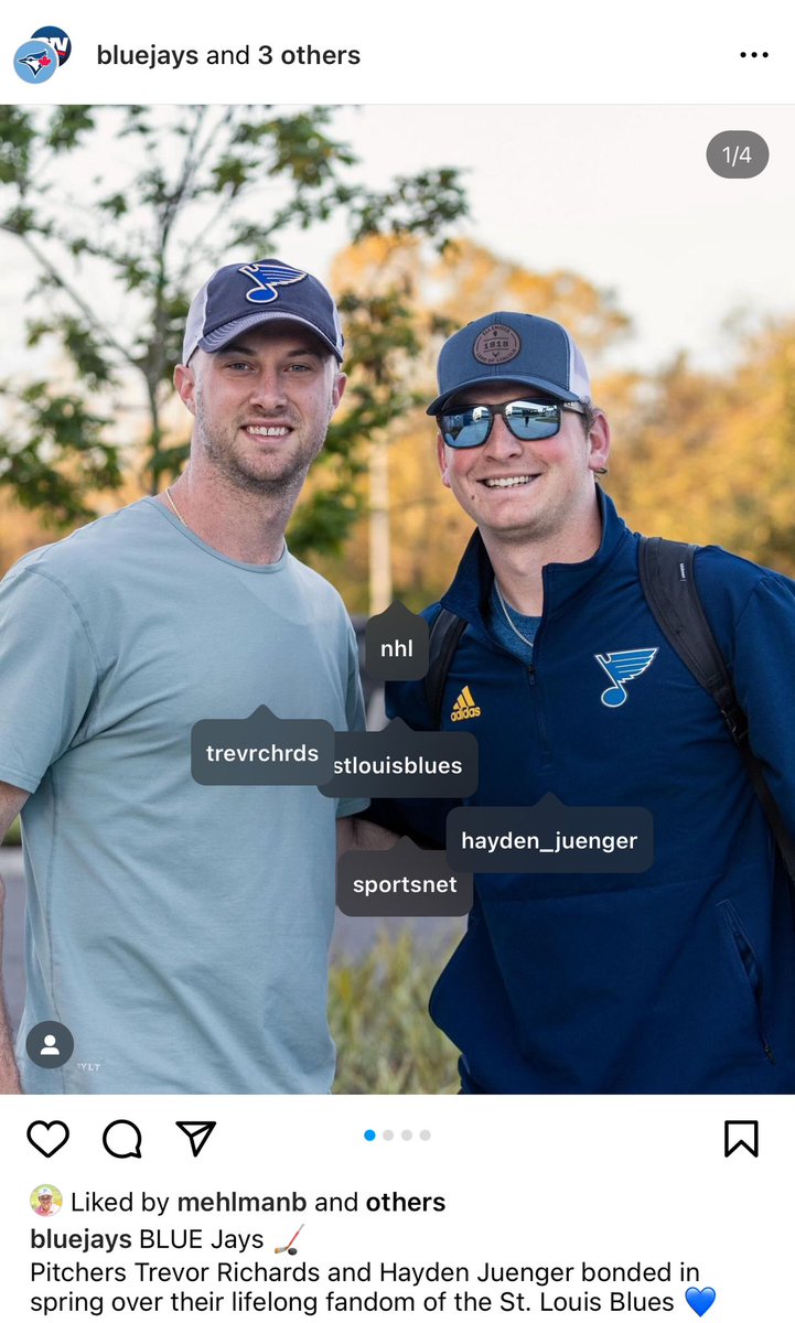 hochman's tweet photo. #STLBlues
#BlueJays 
#314 https://t.co/cSHMWsfq9R