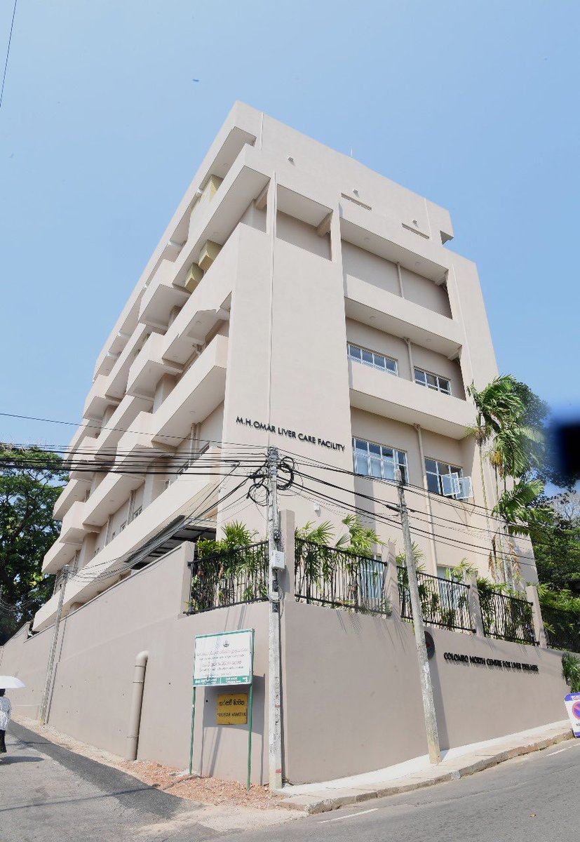 MoH_SriLanka's tweet photo. (1/2) The M.H. Omar Liver Care Center has officially opened its doors for health care services today, under the leadership of President Ranil Wickramasinghe and Minister of Health Dr. Ramesh Pathirana. Built with a generous donation of 2.5 billion rupees from Mr. Omar #livercare https://t.co/ozh34rVDAe