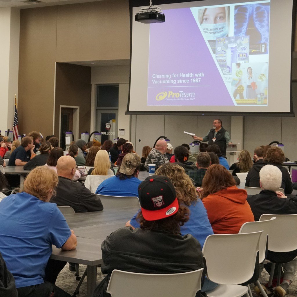 #FZSD custodians took advantage of Spring Break for a first-ever training where the entire team came together in one place. Director Dewayne Adams went through safety refreshers and equipment updates before the team shared lunch and special recognitions. #FZEquipToExcel
