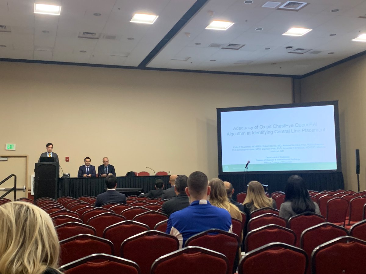 mjdhenry's tweet photo. Chief Phil presenting back to back on AI algorithms identifying central line placement and ICE guidance during TIPS @SIRspecialists #SIR24SLC @MCW_VIR https://t.co/Mbw1DCqHGV