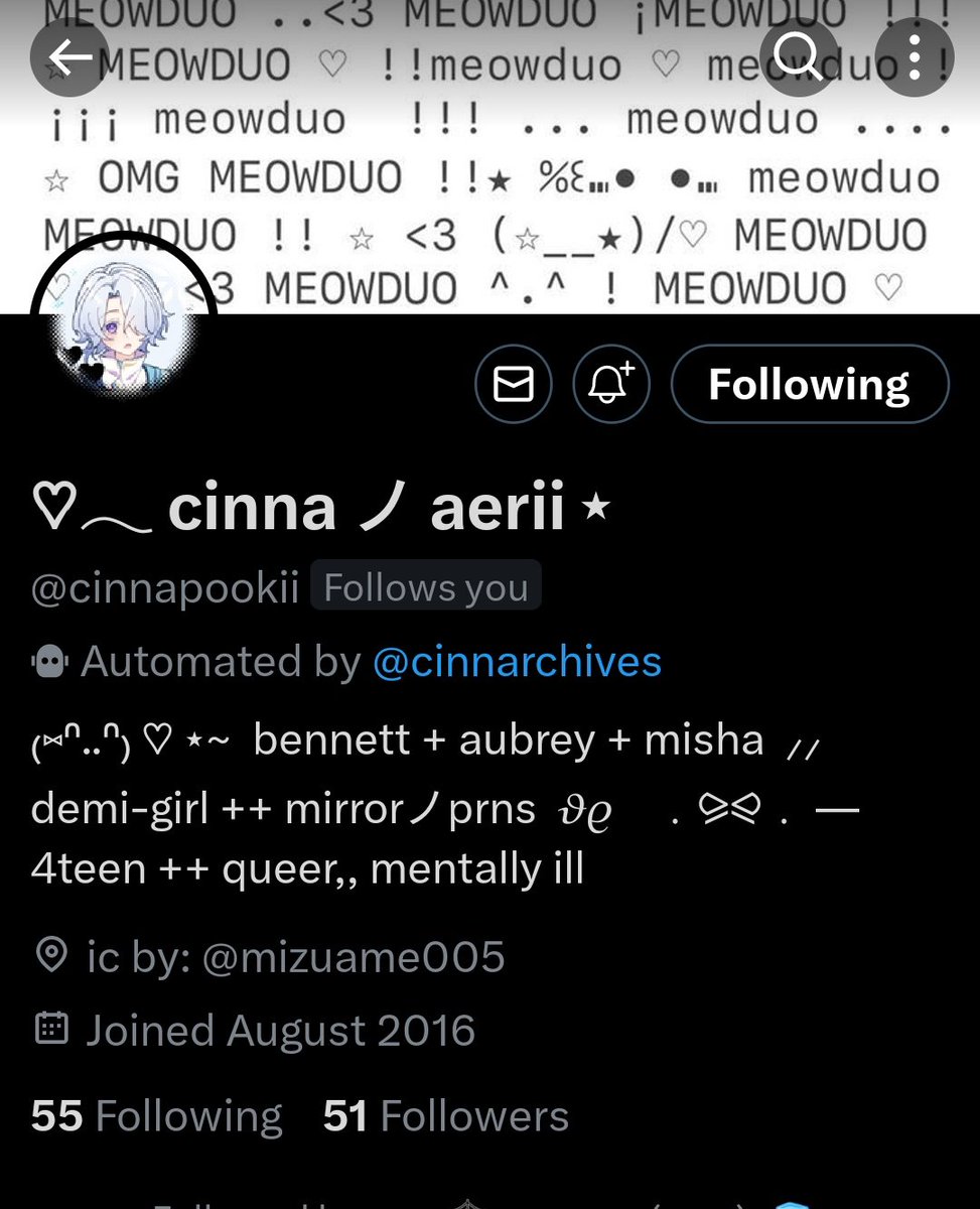 HAI GMM!!! I MOVED TO @cinnapookii !! ^__^