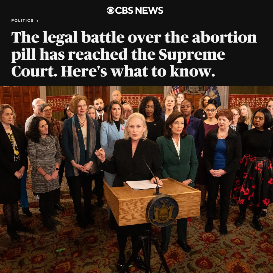 As the Supreme Court heard arguments in a case that could limit access to mifepristone, I joined my Senate Democratic colleagues on an amicus brief asking the Court to reject this political attack on women's reproductive health care. Mifepristone is safe and effective. If