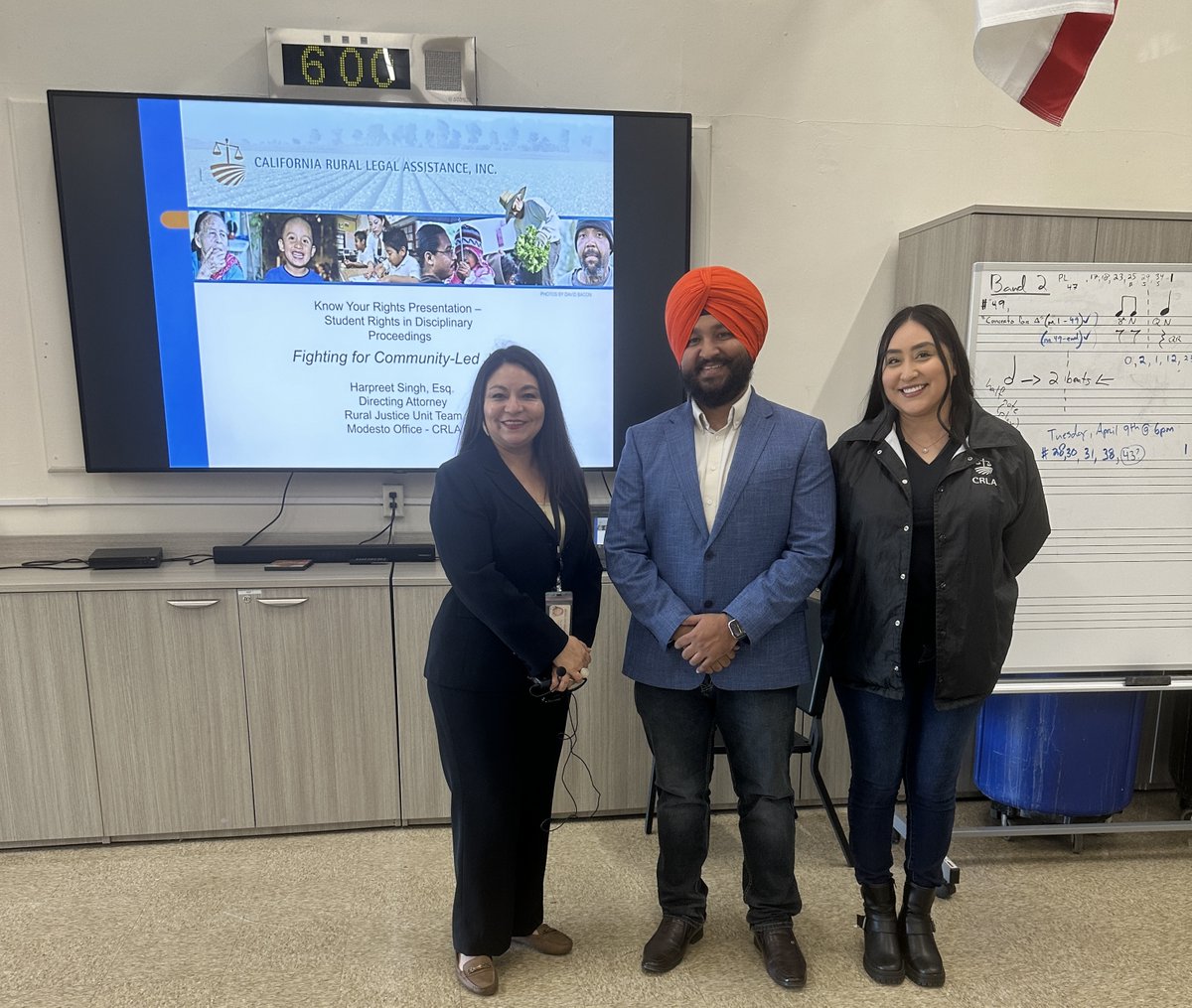 Our Modesto Rural Justice Unit team provided an Education Law - Know Your Rights presentation in the rural community of Greyson, CA in #StanislausCounty to educate the community about K-12 Students' Rights in Disciplinary Proceedings. #KnowYourRights #EducationLaw