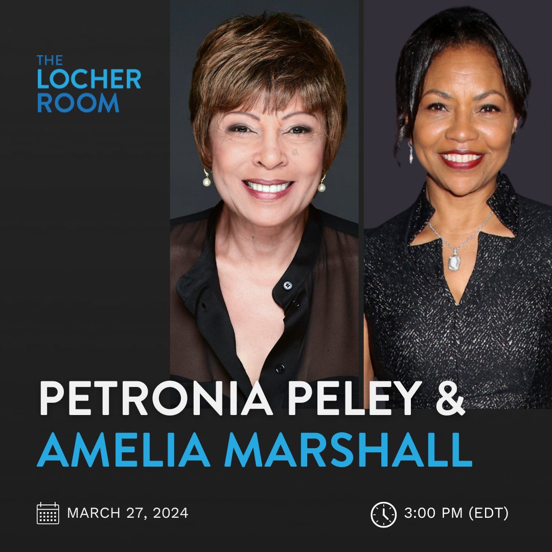 Tomorrow, join legends Amelia Marshall & Petronia Paley in #TheLocherRoom for a dive into soap opera history & Women’s History Month. From Guiding Light's Vivian & Gilly Grant to their expansive careers, don't miss their stories. Tune in at 3 p.m. EST ➡️ i.mtr.cool/gehylhjjnc