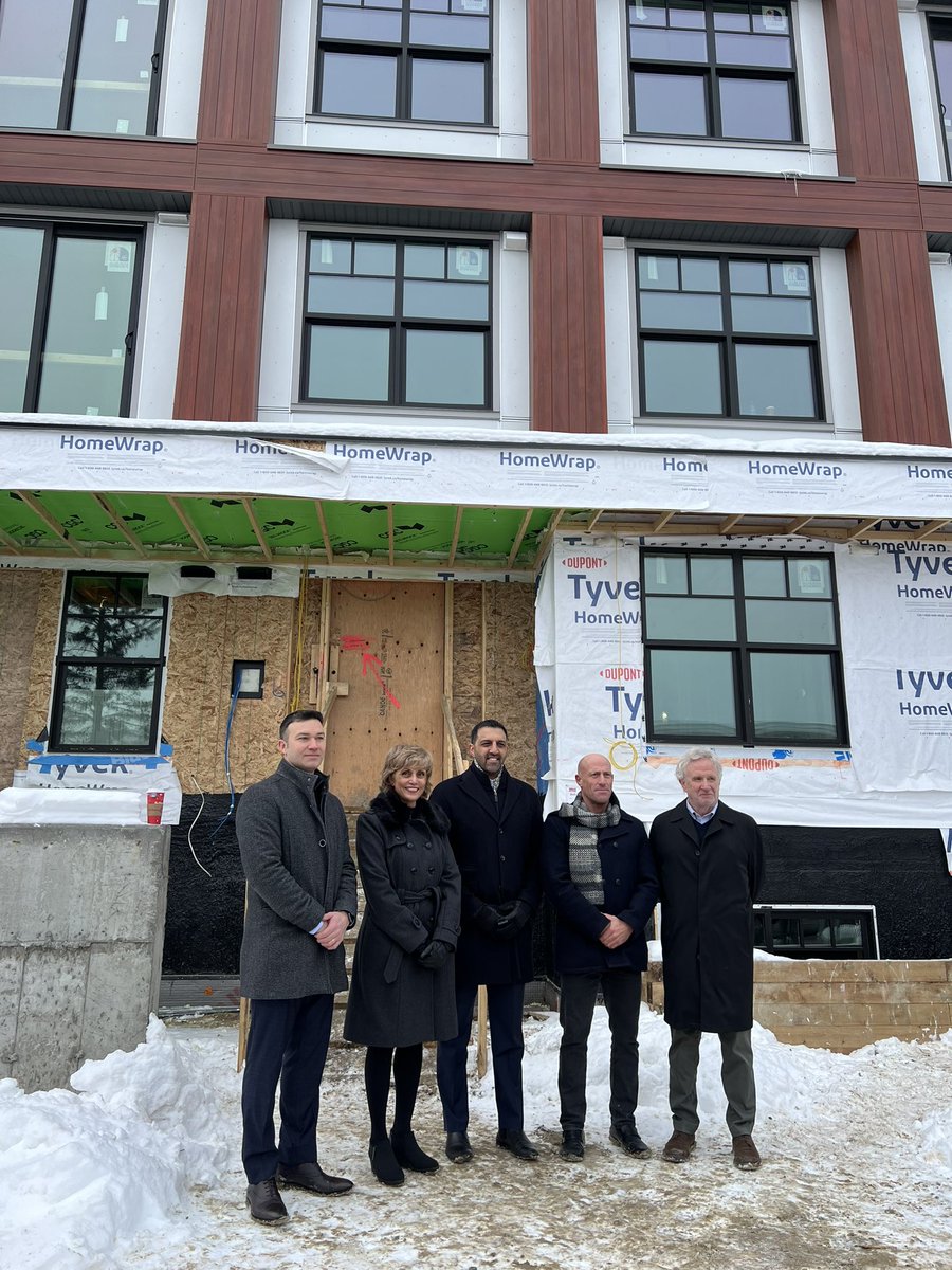 More affordable housing for Calgarians announced today! This $23 million investment from the Rapid Housing Initiative will create at least 64 homes that support women and children with wrap-around support services on-site.