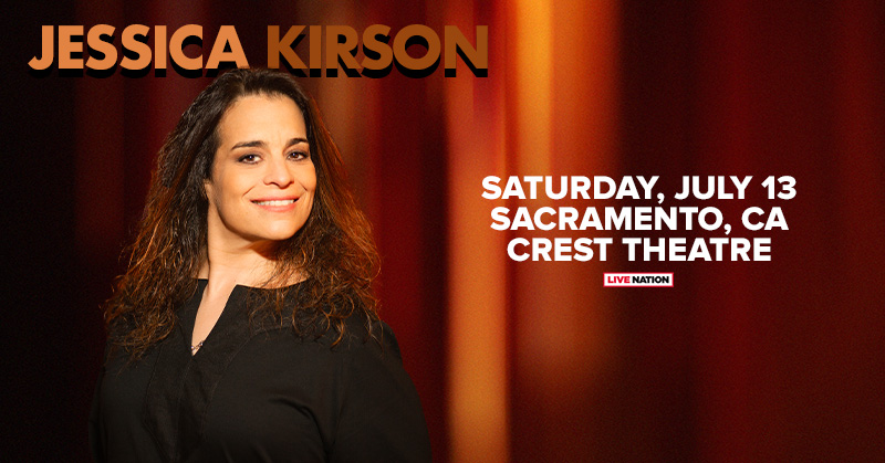 JUST ANNOUNCED: @JessicaKirson comes to Crest Theatre in Sacramento on 7/13! Be the first to get tickets today at 11AM (code: KEY). Tickets on sale Friday at 10AM.