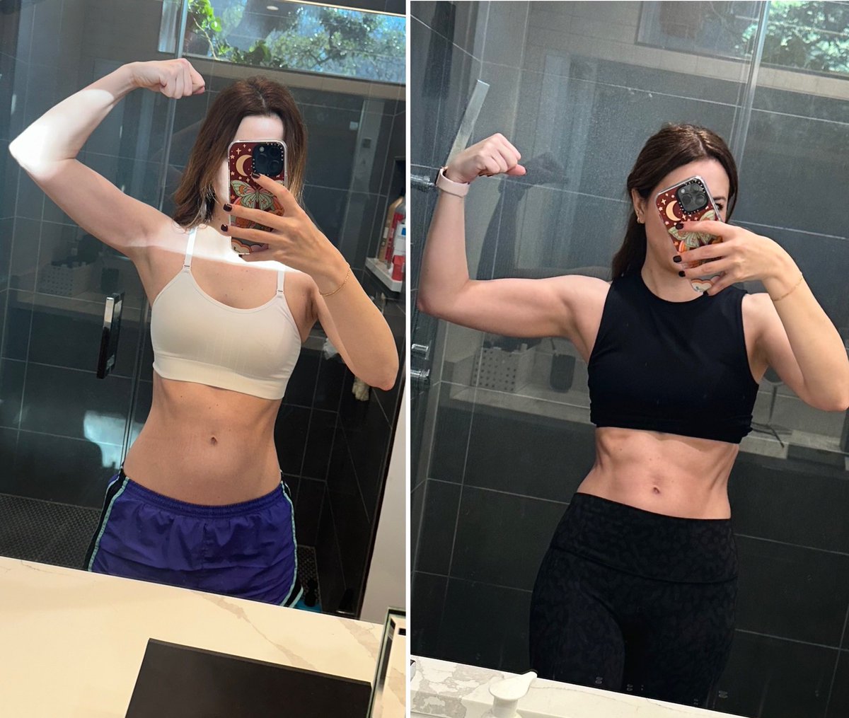 tigershooky's tweet photo. one month of progress, but i think the best part is getting over my fear of looking like a goofy goober with the free weights https://t.co/FwUpt9YbPP
