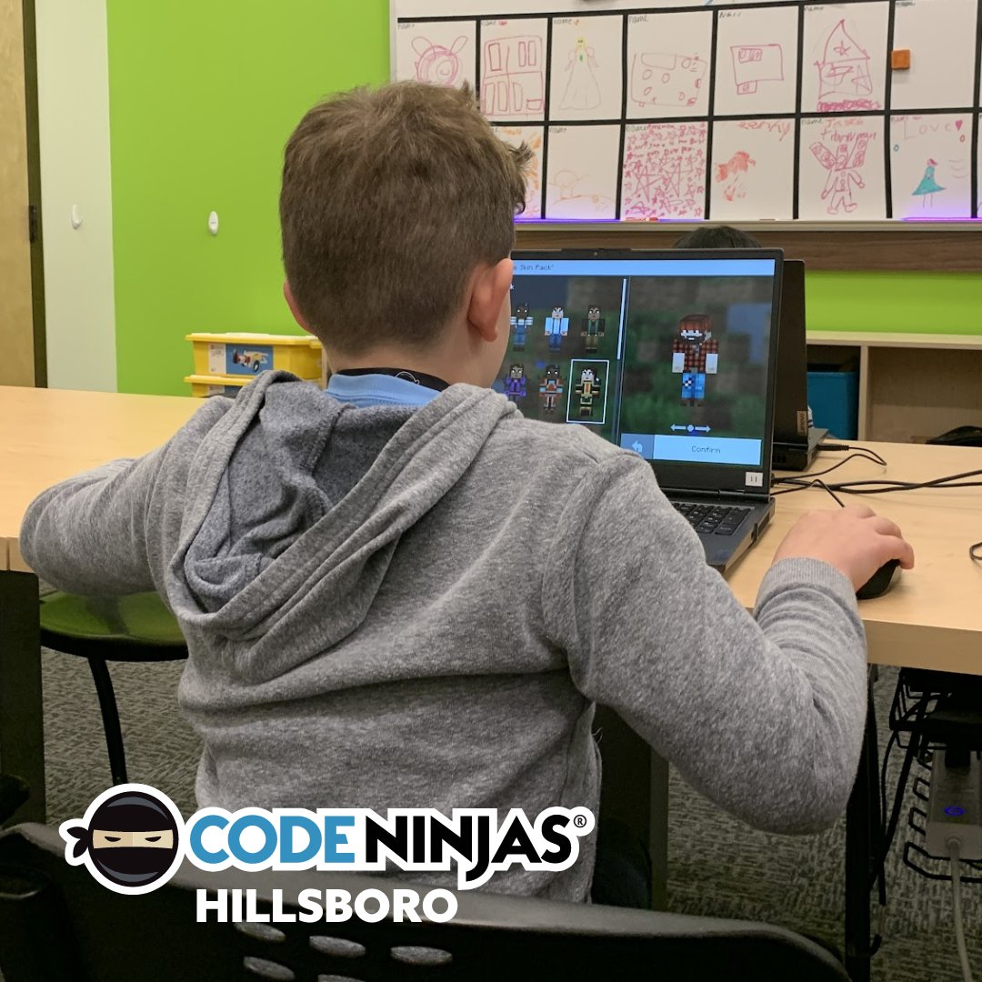 CodeNinjasOR's tweet image. Spring Camps are off to a great start at Code Ninjas Hillsboro!
#STEMCamp #MinecraftCamp #RobloxCamp #Modding #SpringBreak
