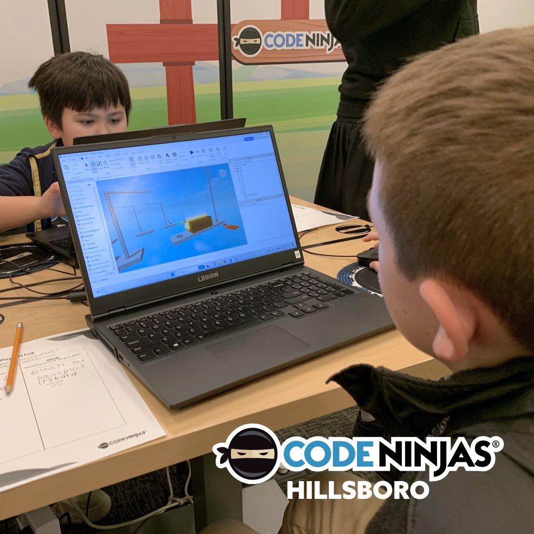 CodeNinjasOR's tweet image. Spring Camps are off to a great start at Code Ninjas Hillsboro!
#STEMCamp #MinecraftCamp #RobloxCamp #Modding #SpringBreak