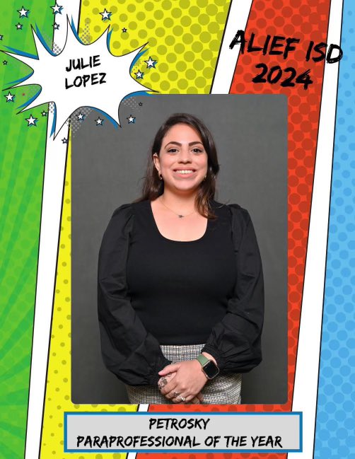 So proud to celebrate Julie Lopez as Petrosky Elementary 2024 Paraprofessional of the Year!! Her dedication, attention to detail, kindness, & humor make the difference every day for our staff & families. Thank you for being amazing! @PetroskyPirates #registrarsrock #PirateProud