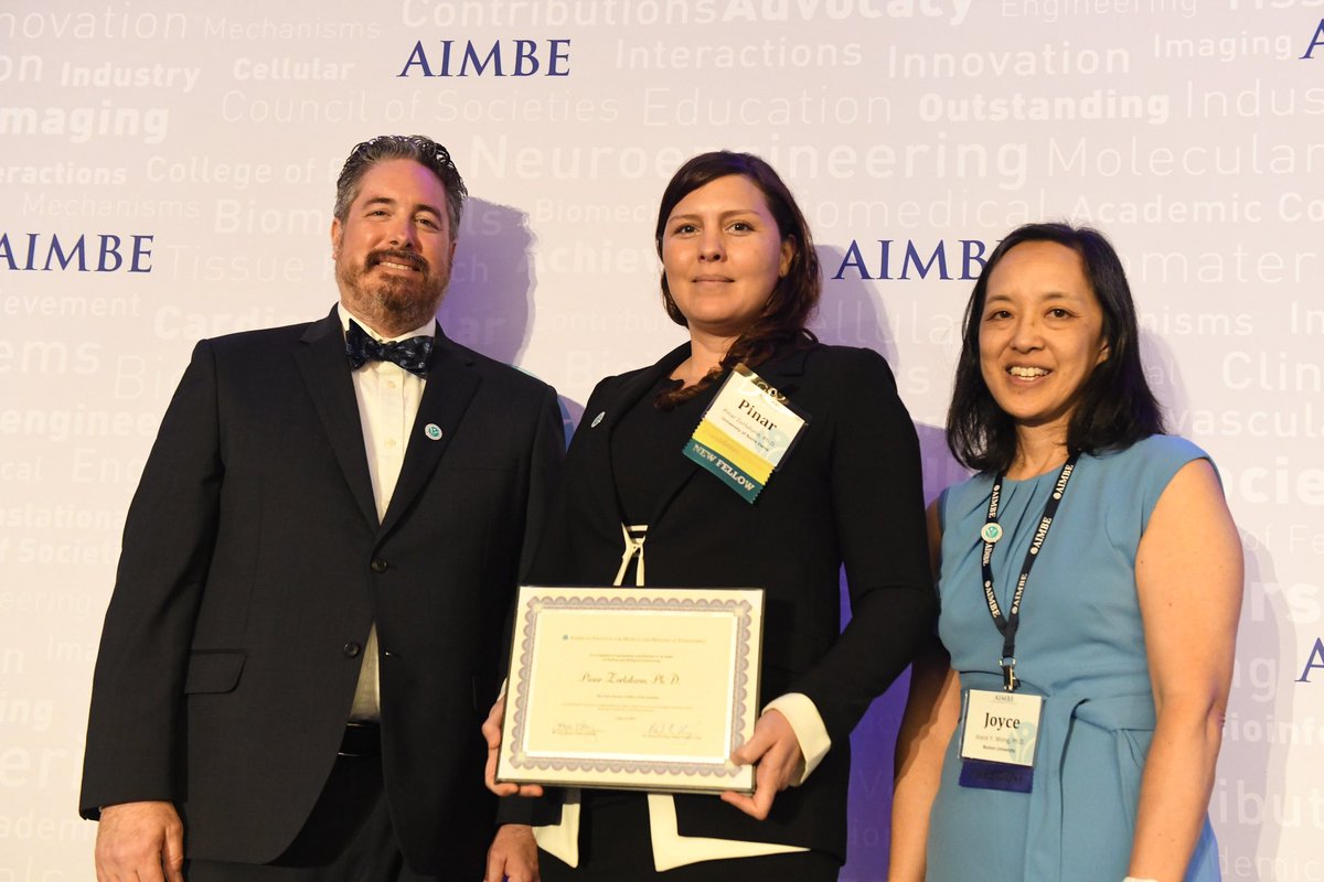 So proud to be elected to the College of Fellows #AIMBE2024 @NDengineering @AeroMechND @NDBioeng. Thanks for all the support and guidance on the way by my advisors @vhasirci1 @RashidB23819196 @khademh and to all my current and past trainees for making this happen.