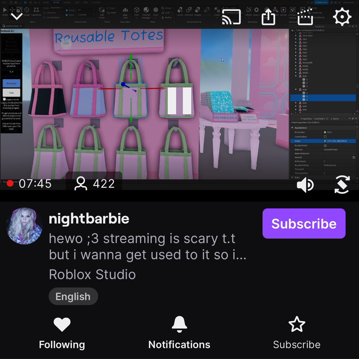 theeeeejac's tweet photo. BARBIE IS STREAMING SOME TEA ON HER TWITCH. What could this be https://t.co/cKsE2rXaFv