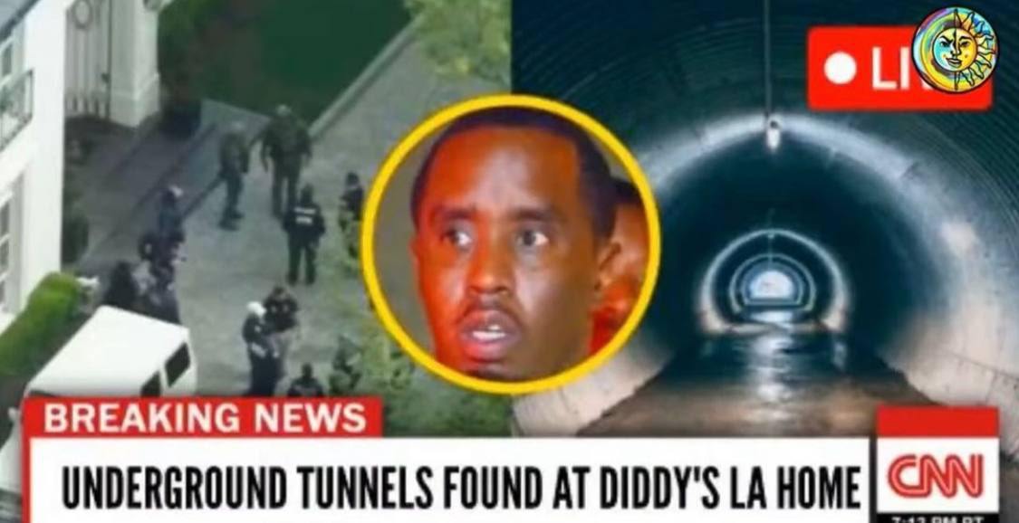 Des tunnels souterrains ont été découverts dans la maison de Diddy à Los Angeles Il semblerait qu'une autre théorie du complot soit devenue réalité.