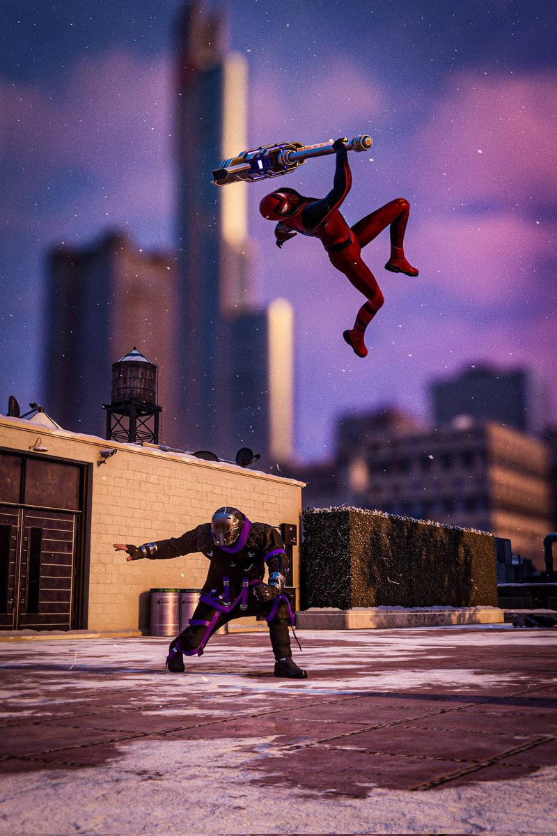 watch out!

#SpidermanMilesMorales / #VirtualPhotography