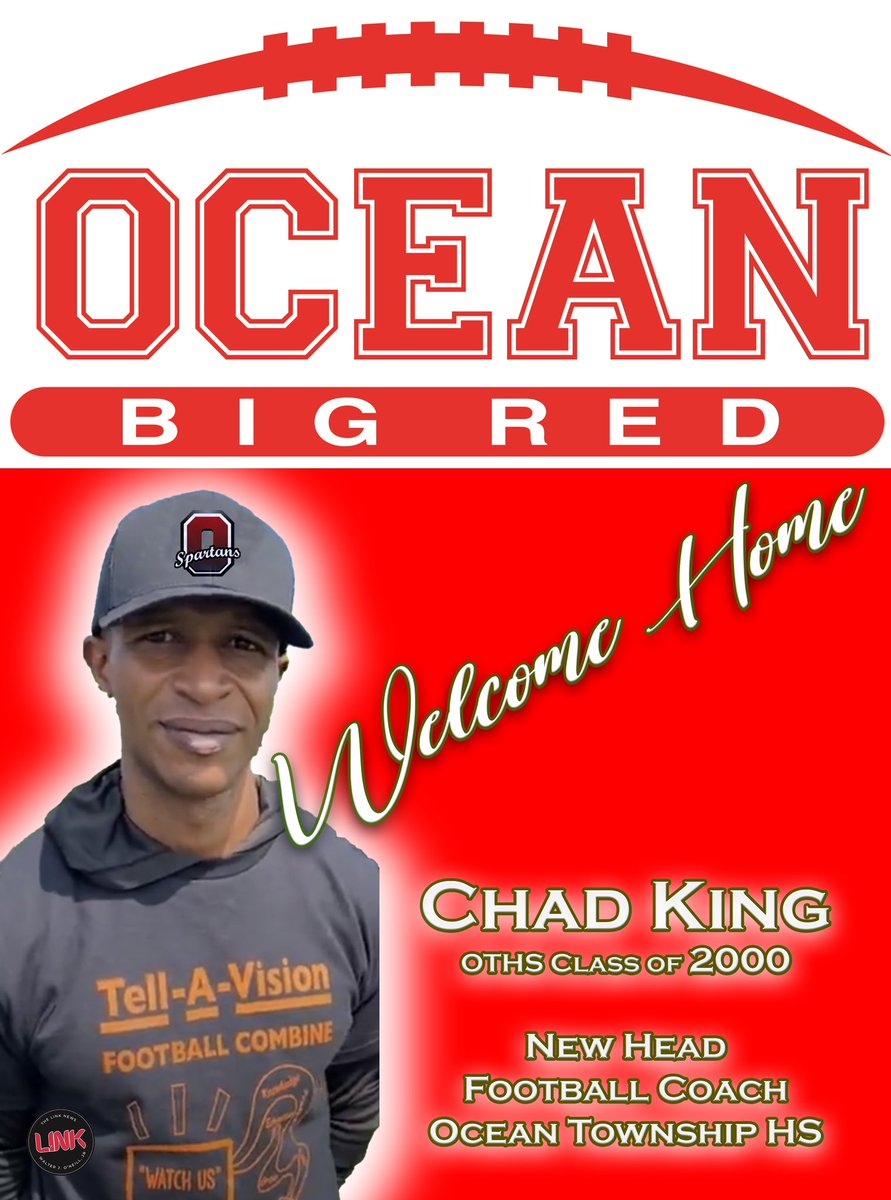 TheLinkNews's tweet image. Congratulations to Chad King, OTHS Class 2000, the new head football coach of @Oceanathletics @OT_Football Welcome home coach!