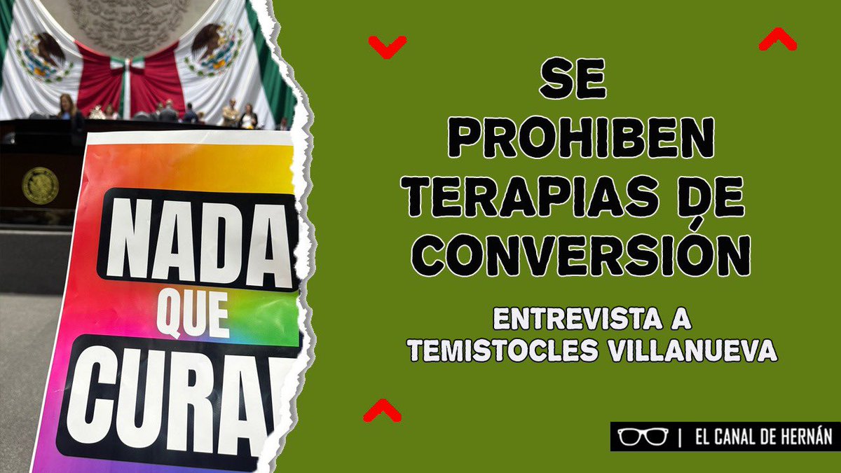 Entrevisté al activista y diputado @TemistoclesVR quién nos platicó de la propuesta aprobada el viernes por la @MxDiputados_ de prohibir las “terapias de conversión” para personas LGBTI y del impacto que está teniendo la plataforma Nación Orgullo creada por él y otros activistas…