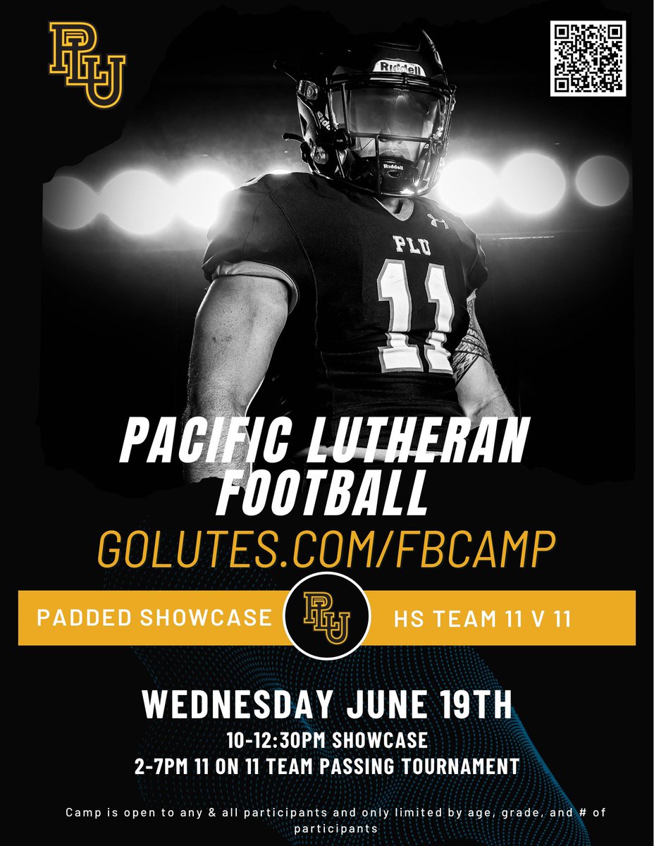 Fired up to have the Oregon State football staff at the PLU camp on June 19th. #GoLutes golutes.com/fbcamp