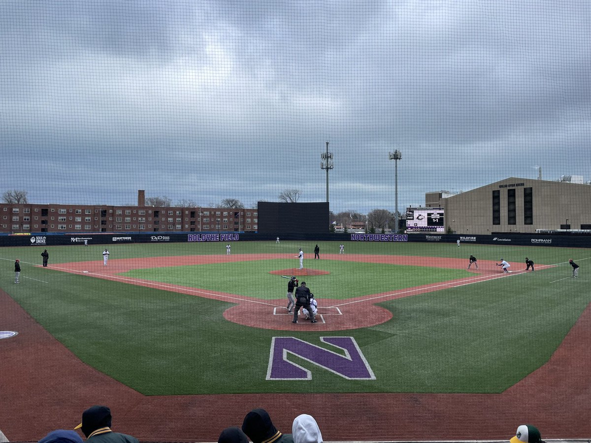 The Grens took advantage of an off day and traveled to Northwestern to watch the Wildcats take on NIU. Great to catch up with EG alum and head baseball coach of the NIU Huskies <a href="/ryancopelandNIU/">Ryan Copeland</a>