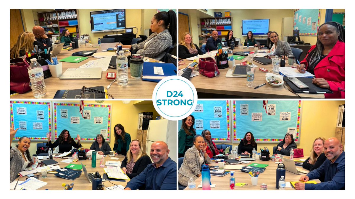 Today, D24 PreK/K-8 principals and the D24 support staff had the amazing opportunity to engage in NYC Reads Instructional Rounds at PS/IS 119. Together, we make a difference in our educational community. #NYCReads #InstructionalRounds #D24strong