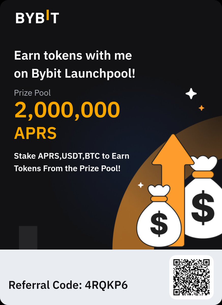 jun_lip's tweet image. Join me on Bybit and stake APRS,USDT,BTC on Launchpool to earn from a 2,000,000 APRS prize pool! Click here:bybit.com/en/trade/spot/…