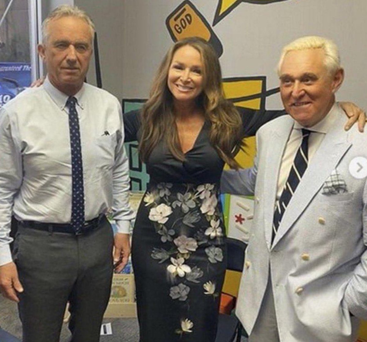 FofarTronEvent's tweet photo. Kennedy, Jr. and Roger Stone. https://t.co/Jpd1Imt6JC