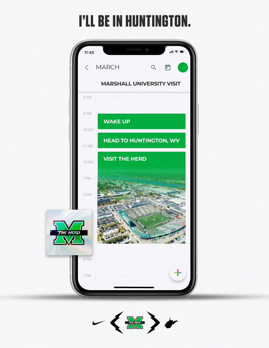 Gary Jones (@gary2024_) on Twitter photo Excited to be in Huntington tomorrow!
<a href="/HerdFB/">Marshall Football</a>
<a href="/CoachP_eterson/">Coach P 🍎🏈📚🎓CoachesHelpingCoaches</a> Excited to be in Huntington tomorrow!
<a href="/HerdFB/">Marshall Football</a>
<a href="/CoachP_eterson/">Coach P 🍎🏈📚🎓CoachesHelpingCoaches</a>