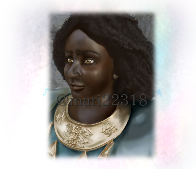 以前つくったモデルの数々、「何故にこんな作り方をしてしまったんだろう💦」と扱いにくさを感じます

修正してもまた１年後には同じ気持ちになりそう💦

はじめてつくった人型は確かこちら（ディーサ妃をモデルにした）髪の毛･･重すぎてアニメーションには不向きなので時間をつくって改良したい☺️💦