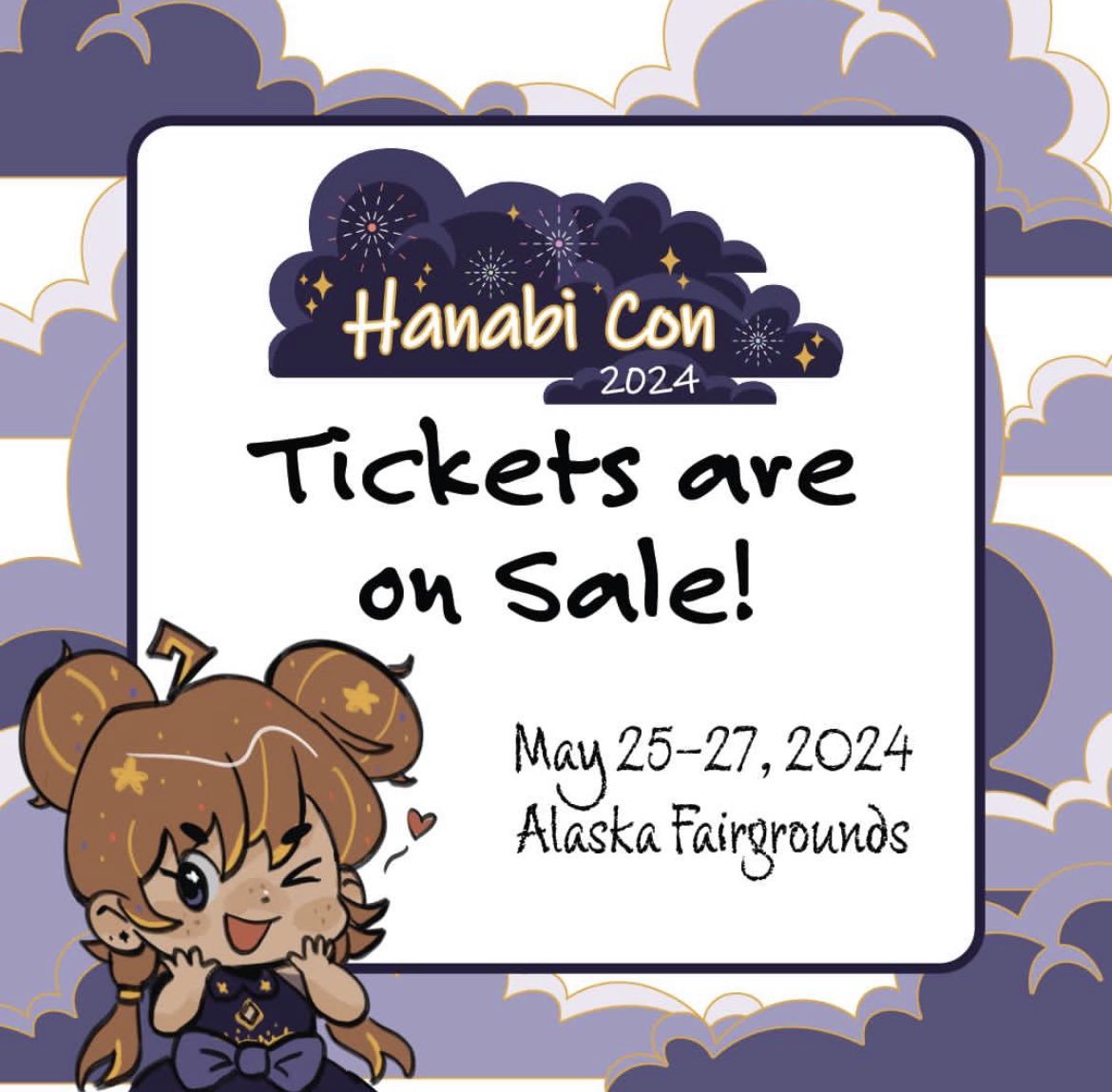 HanabiCon's tweet photo. Tickets are live! Please go to our website to purchase tickets for Hanabi con 2024! We can’t wait to see you there! 🎆

https://t.co/CM0oXzKtlh

#hanabicon #convention #anime #comic #popculture https://t.co/u8mok8PTJm
