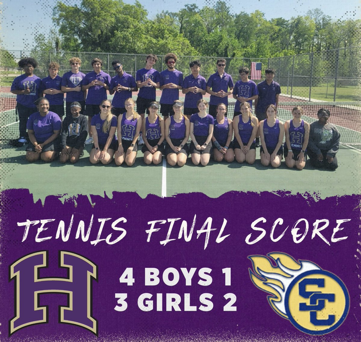 Tigers WIN! Tennis defeated St Charles Catholic! 🎾🐅