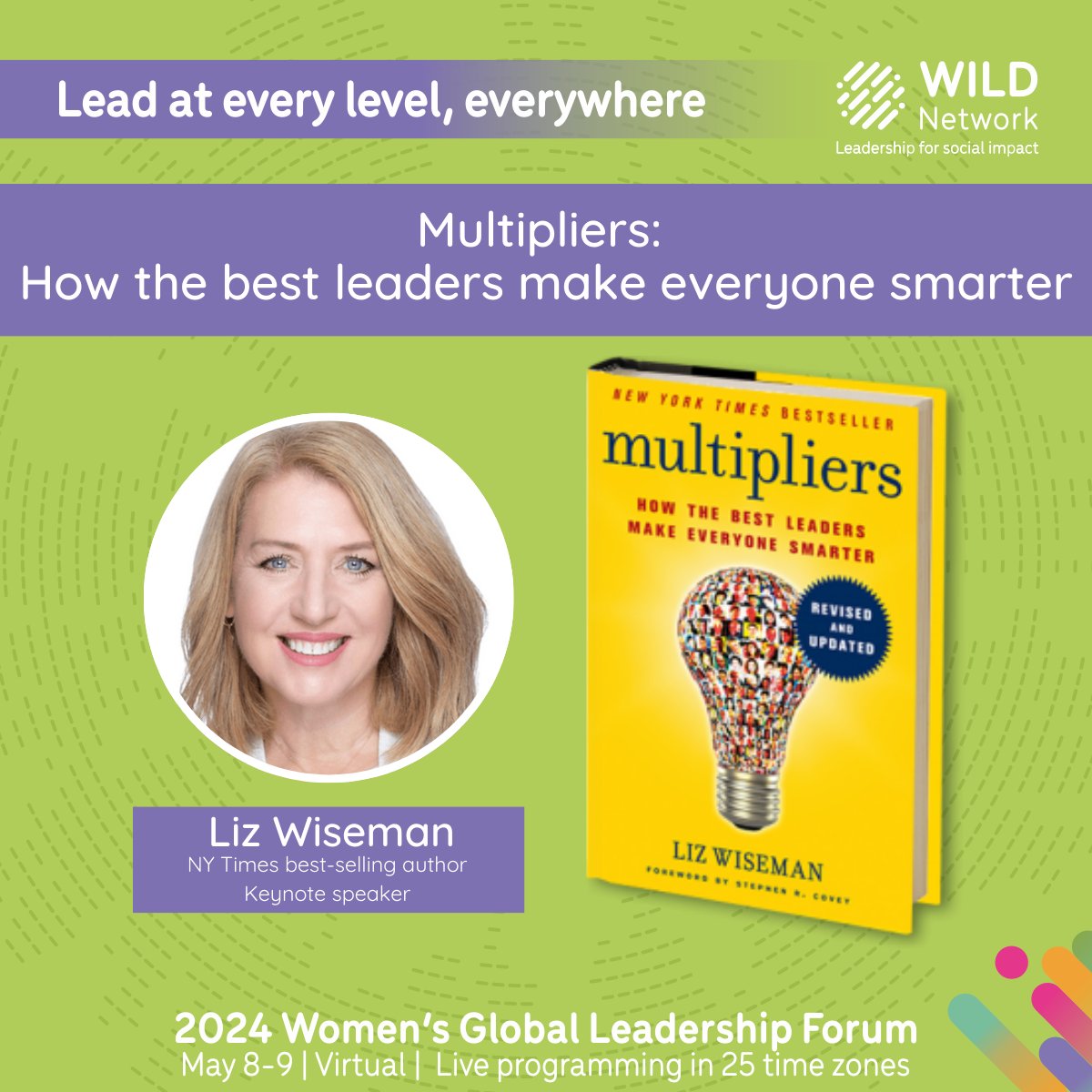 I'm speaking at the virtual 2024 Women's Global Leadership Forum, May 8-9. Join me and a diverse community of 250+ organizations in 100+ countries. Gain access to a 6 months leadership development program. Learn more: bit.ly/3k2L87g #WILDleaders