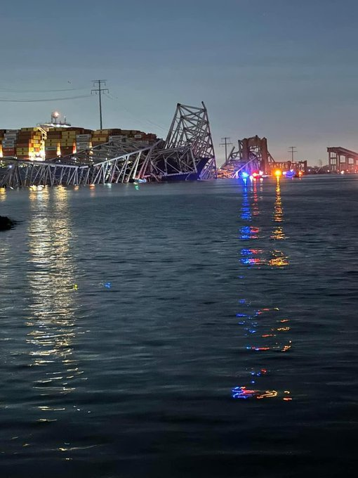 Did you hear about the collapse of the main bridge in Baltimore after being struck by a cargo ship? What could have led to this incident? #BaltimoreBridgeCollapse #FrancisScottKeyBridge #AccidentInvestigation