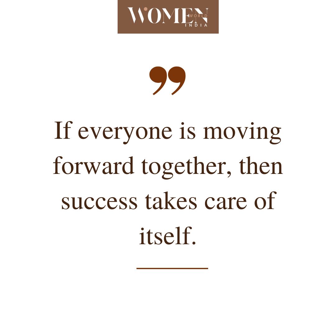 Success thrives when we move forward together, hand in hand. Let's unite our efforts and pave the way for shared achievements. 🌟 

#womenworldindia #MovingForwardTogether #SuccessInUnity #CollaborationIsKey #TeamworkMakesTheDreamWork