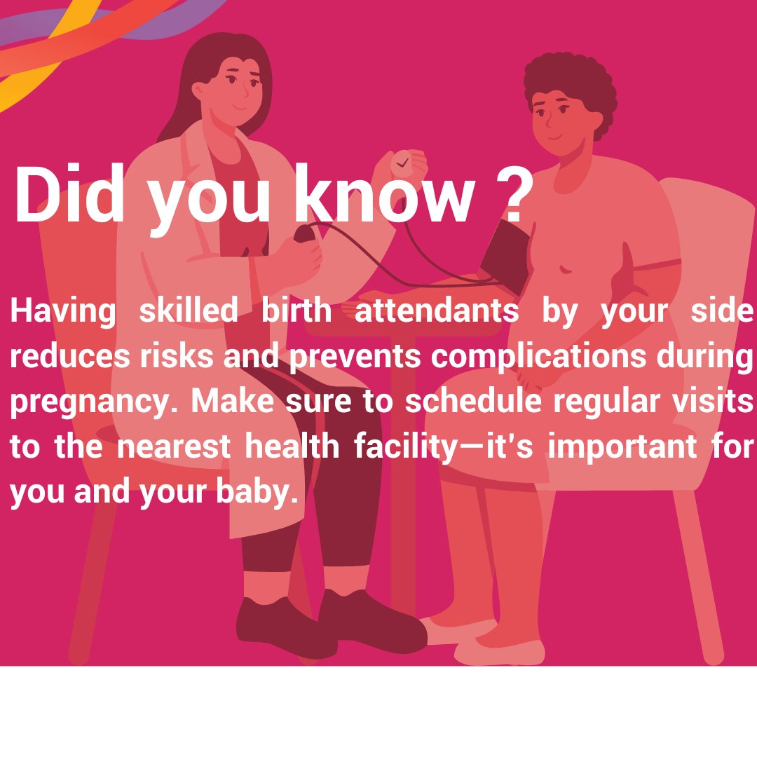 Did you know? Having skilled birth attendants by your side reduces risks and prevents complications during pregnancy. Make sure to schedule regular visits to the nearest health facility—it's important for you and your baby . @UNTimorLeste @MdSTimorLeste