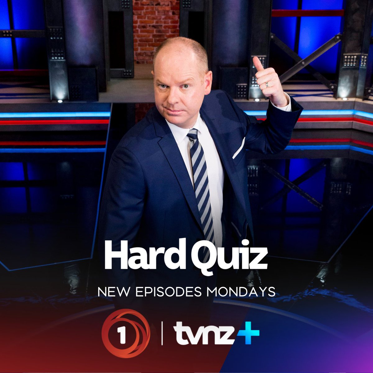 TELL YOUR NZ MATES! New episodes of Hard Quiz air Monday nights on TVNZ 1 and streaming on TVNZ+. tvnz.co.nz/shows/hard-quiz